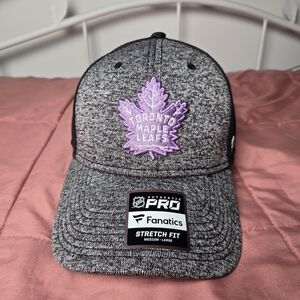 Toronto Maple Leafs Fanatics Hockey‎ Fights Cancer Gray Cap